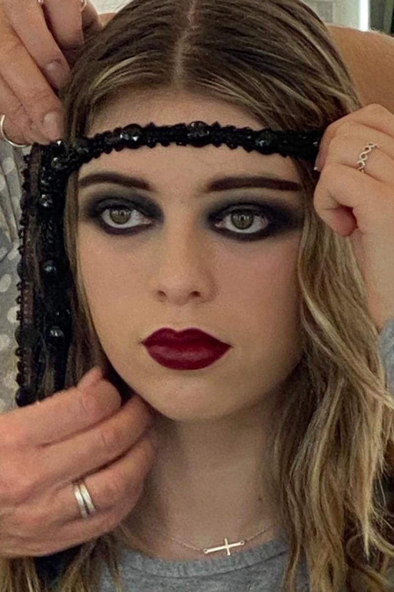 A special effects Halloween makeup look with wounds and texture