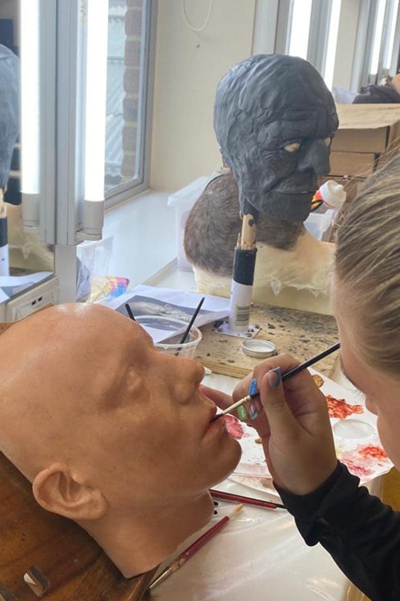 Prosthetics Mask Painting Makeup