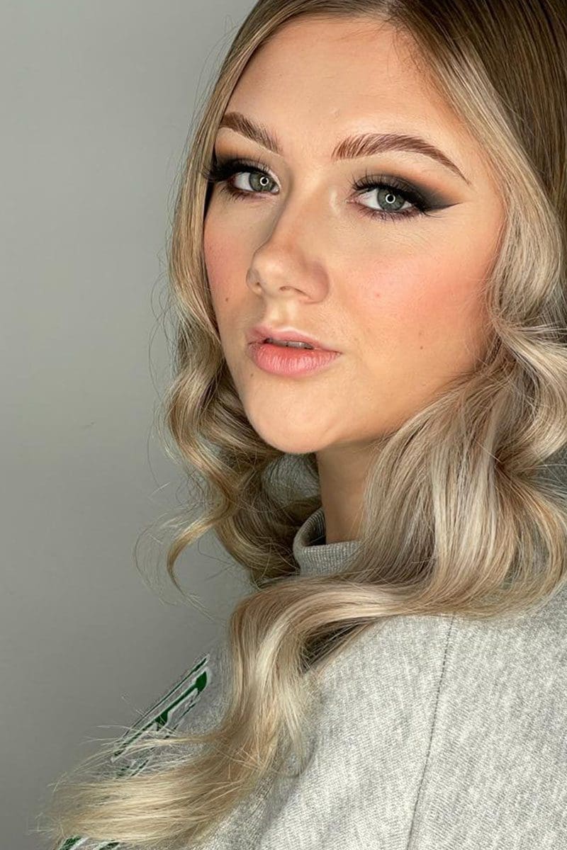 Creative makeup and hair
