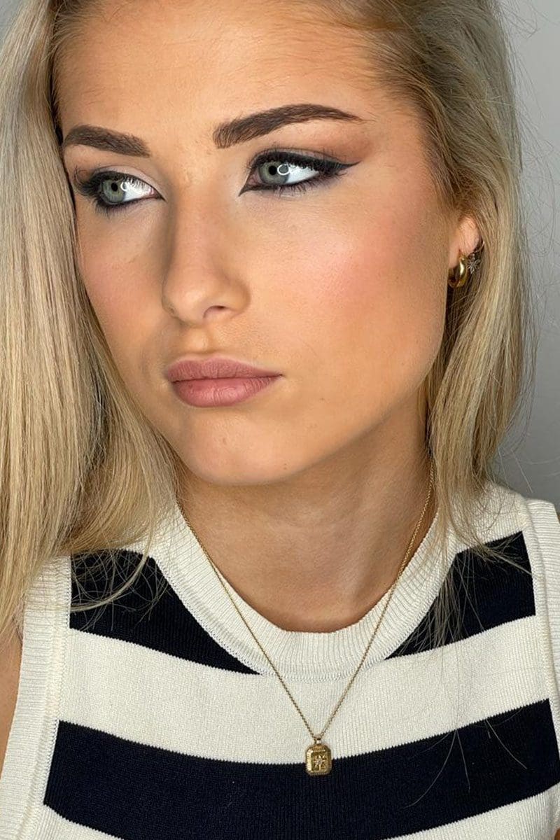 A flawless event makeup look created for a high profile client