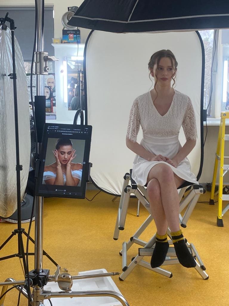 Fashion make up model